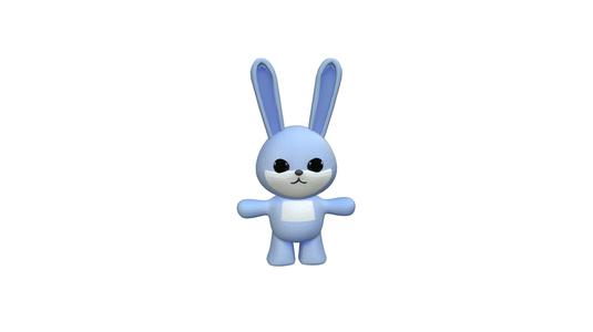 Kawaii rabbit figure
