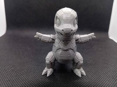 Charmander Mecha Robotic Toy Figure Pokemon Fanart