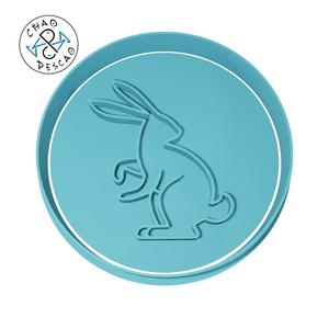 Rabbit Pose (no 16) - Cookie Cutter - Fondant - Polymer Clay