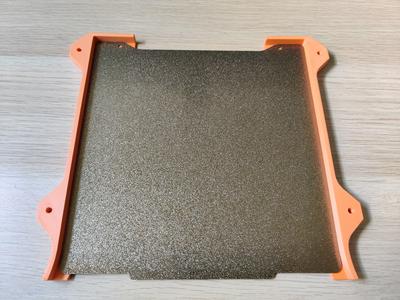 Prusa Mini+ Steel Sheet Holder (for under tables, shelfs or on walls)