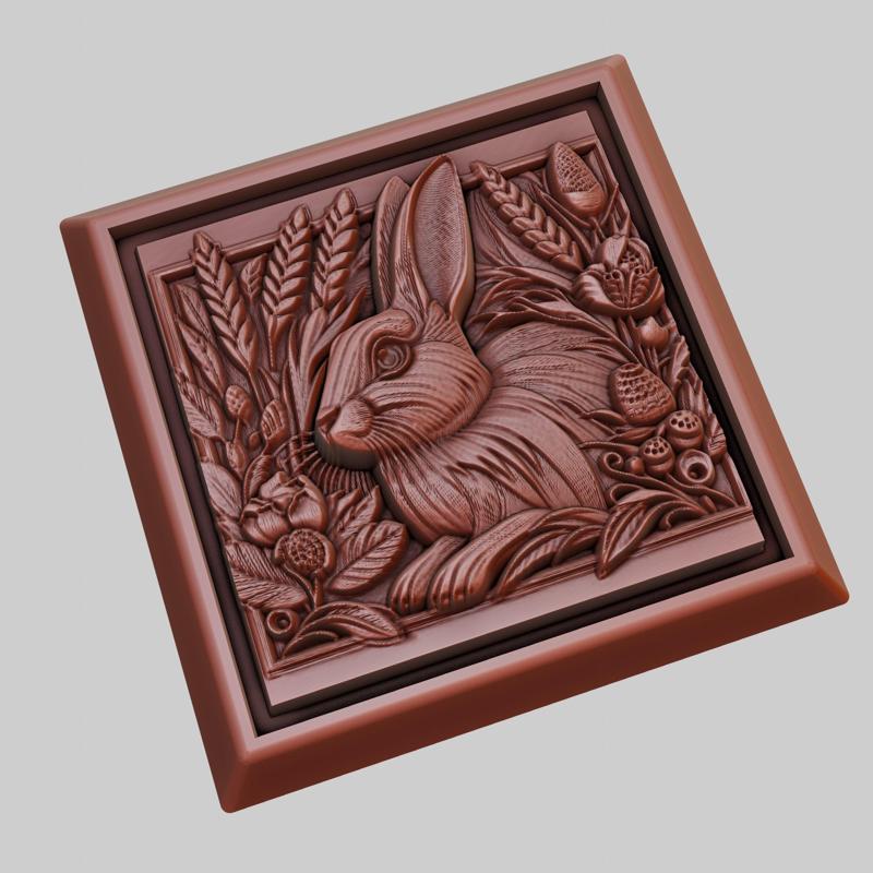 Rabbit Animal 3D Model for CNC Router Laser & 3D Printer