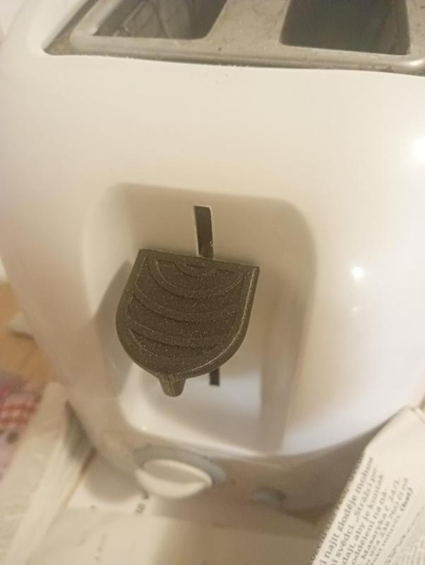 Toast maker press button