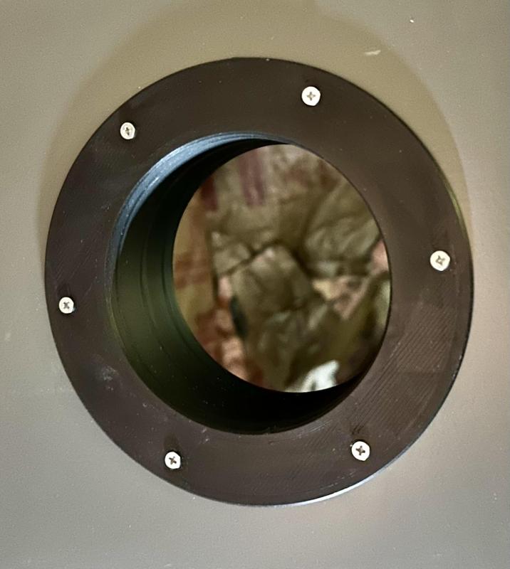 4-inch hose duct take-off - with ribs