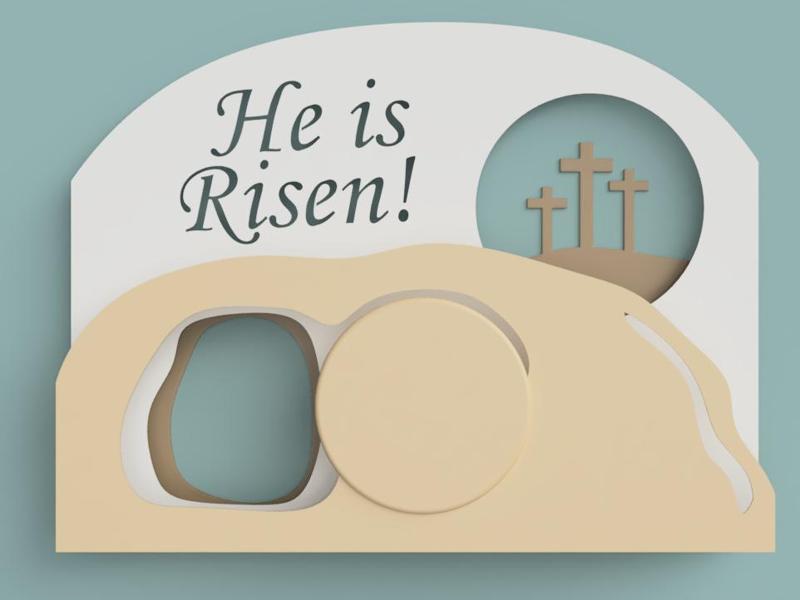Door Topper He is Risen (Easter Morning)
