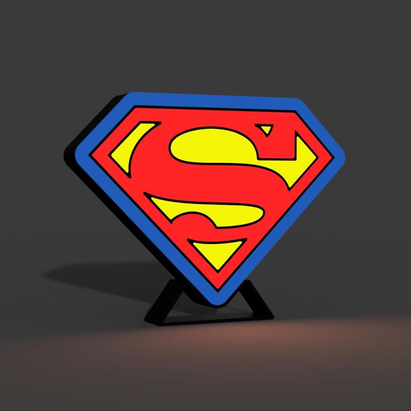 Superman Lightbox LED Lamp