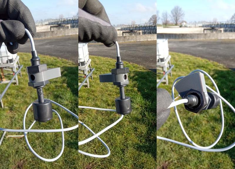 Sensor Holder for KG PVC pipe 