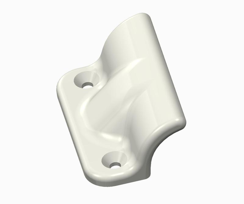 Handle for the balcony door