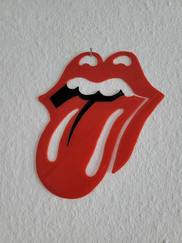The Rolling Stones Tongue Wall Tattoo Dual Color / Multi Extruder