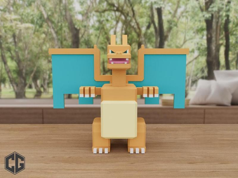 Charizard Pokemon Multipart