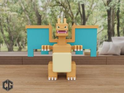 Charizard Pokemon Multipart