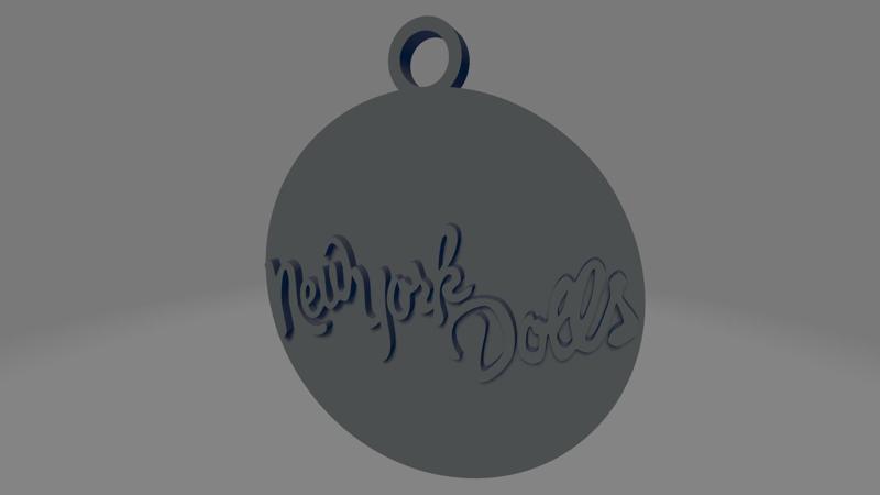New York Dolls keychain