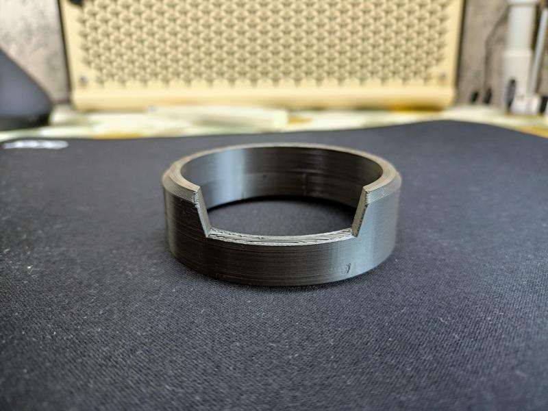 Lelit 57mm magnetic funnel with Eureka Mignon cutout