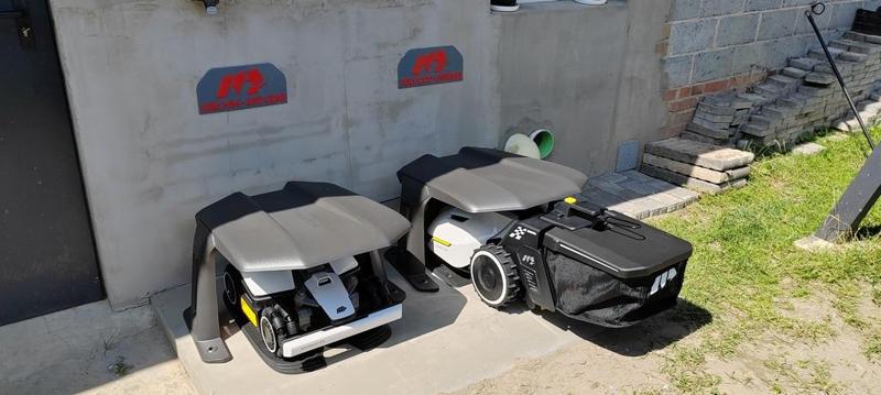 Logo and signboard for Mammotion automatic lawn mowers