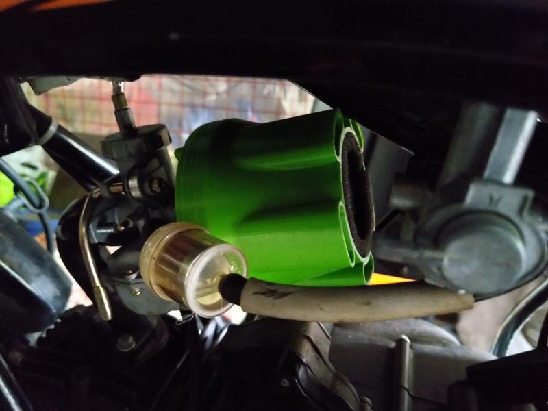 Intake air cone filter housing