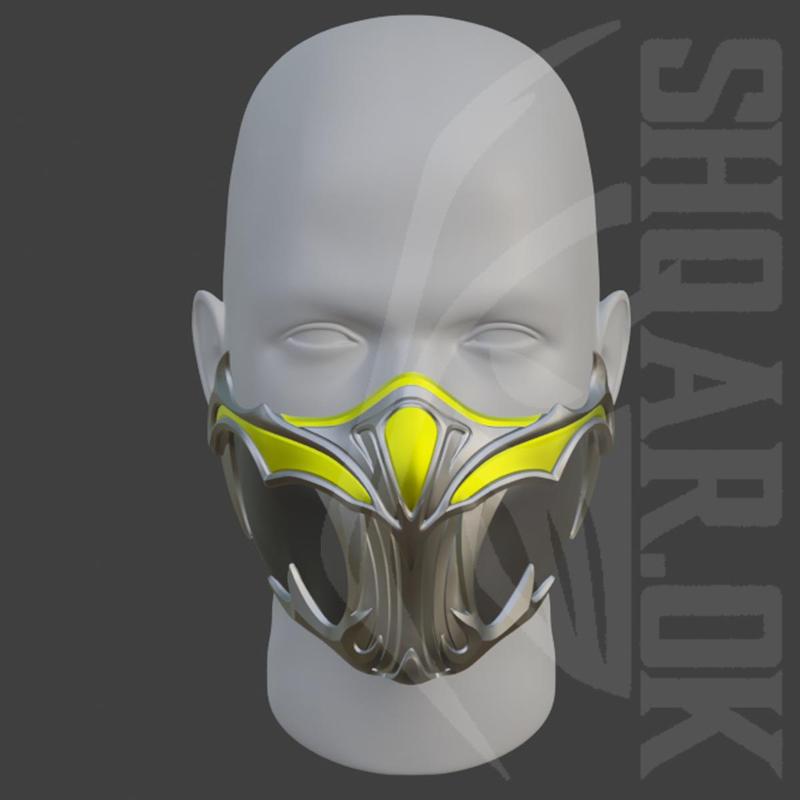 Takeda mask  from MK1 -  Whip Hand