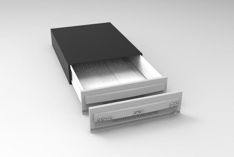 CD Drive Storage Compartment