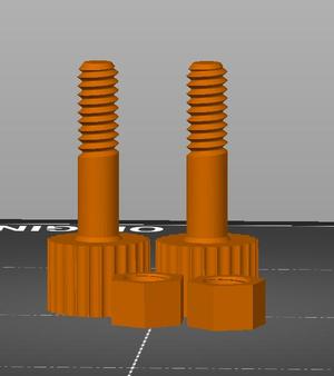 Longer bolts for larger pole