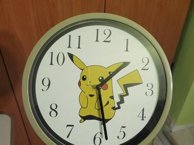 pikachu clock