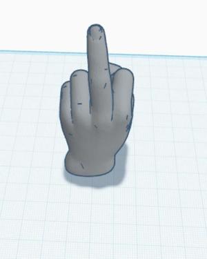 middle finger