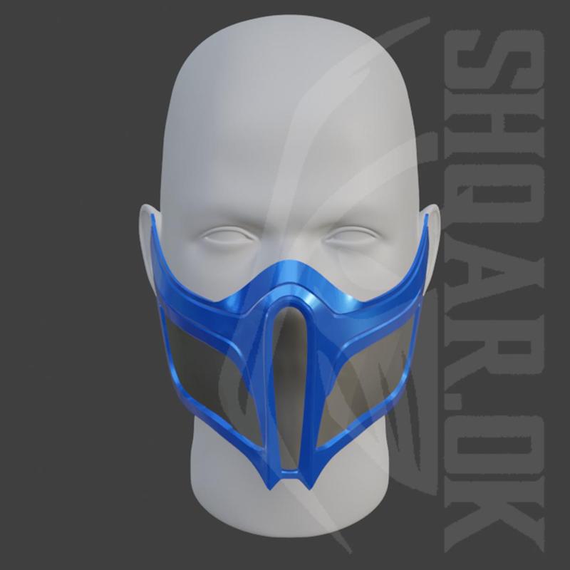 Sub Zero mask from Mortal Kombat 11 - Master of cold Justice