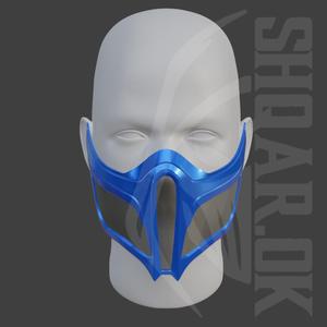 Sub Zero mask from Mortal Kombat 11 - Master of cold Justice