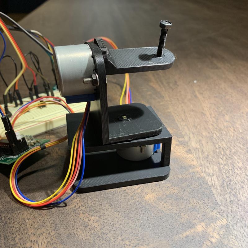 Pan and Tilt for Steppers