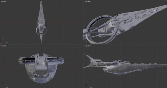 Elite Dangerous, Majestic Class Interdictor (work in progress)