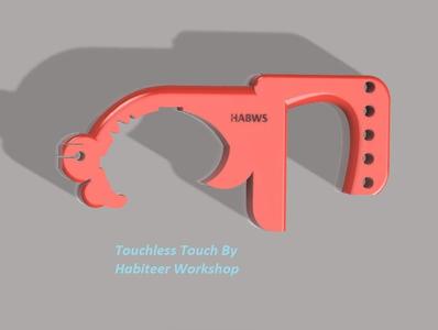 Touchless Touch hook for keeping hands from contacting surfaces