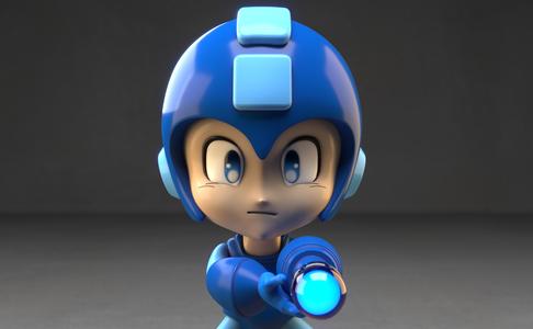 MegaMan Classic Chibi Fan Art file .stl ready for print