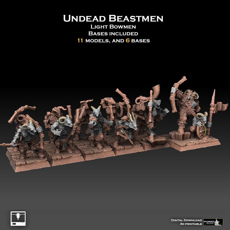 Undead Beastmen Light Bowmen