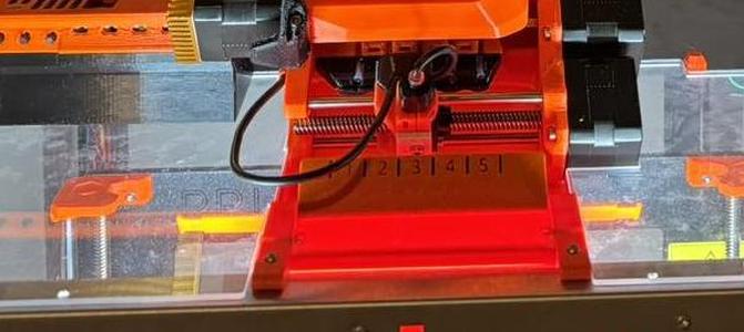 Selector indicator for the MMU3 to fit the Printer Box top