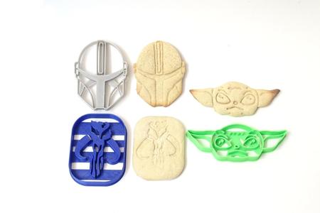cookie cutter cutter cookies mandalorian kit 3 models