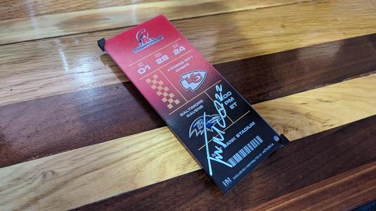 Commemorative Ticket Bracket