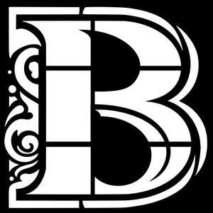 Stencil: Letter B (version 1)