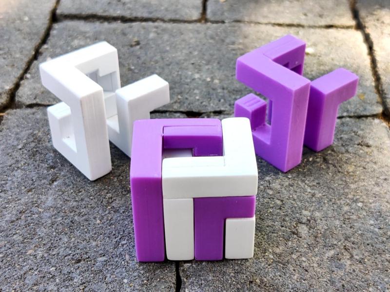 Coil Puzzle - Disentangle the pieces