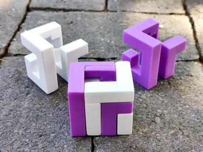 Coil Puzzle - Disentangle the pieces