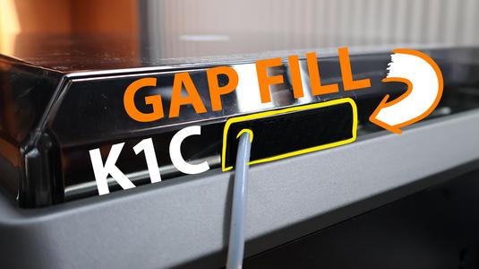 Creality K1 & K1C Lid Gap Fill Top Cover Hole Close