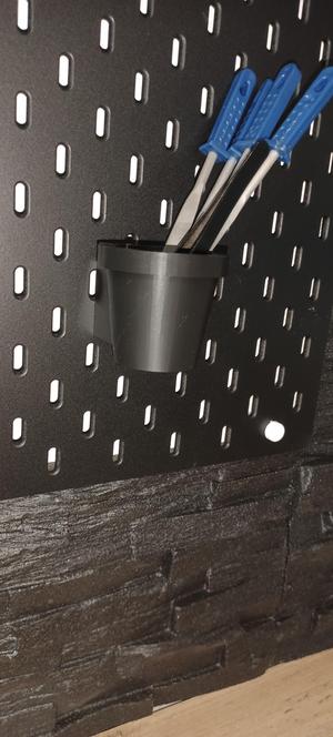 Simple pot ikea skadis