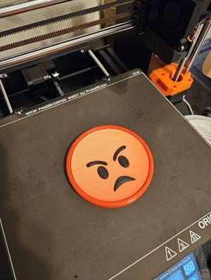 Angry Emoji Coaster
