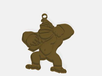 Donkey Kong Keychain or Necklace