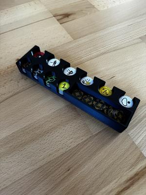 German Sized TokenHolder for "Robinson Crusoe Organizer (2nd edtion)" / Insert