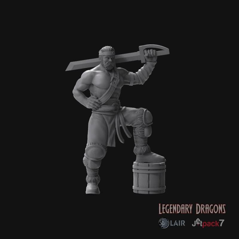 Human crew member from Legendary Dragons Hunting Crew