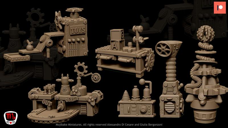"Gnitkroot Jollies workshop" Dungeon Props set