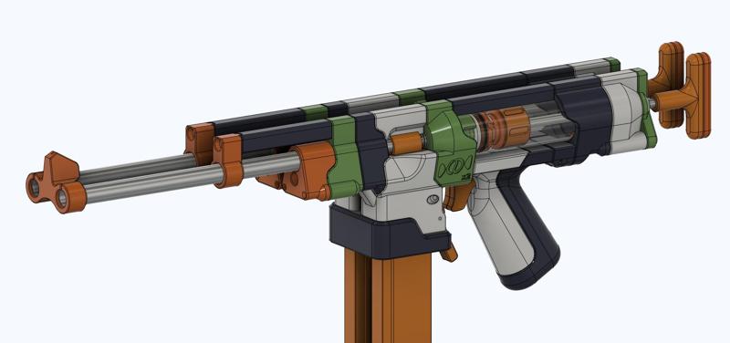 Twoer / Double Skewer - Nerf Homemade