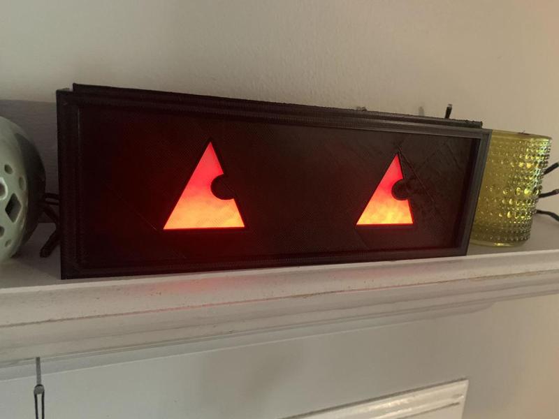 Halloween Box With Creepy Eyes