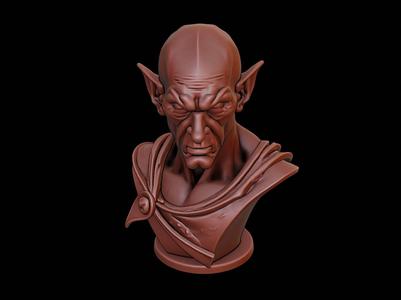 Dark Elf Bust
