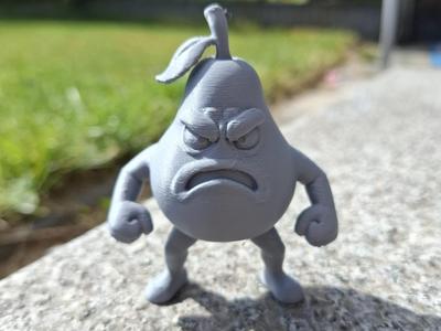Grumpy Pear with Attitude