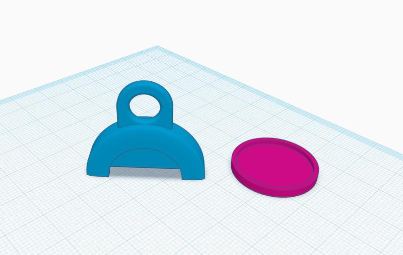 shopping coin & clip / Einkaufschip