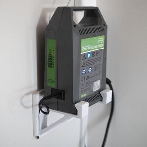 Wheelchair charger wallmount