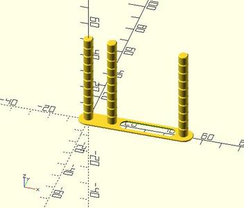 Parametric retraction test pillars